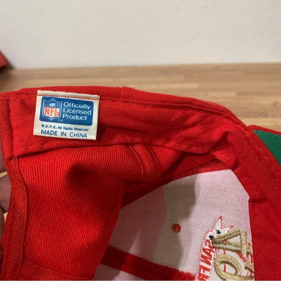 Vintage NFL Football San Francisco 49ers Snap Back Hat Adult One Size Flawed - Picture 7 of 7